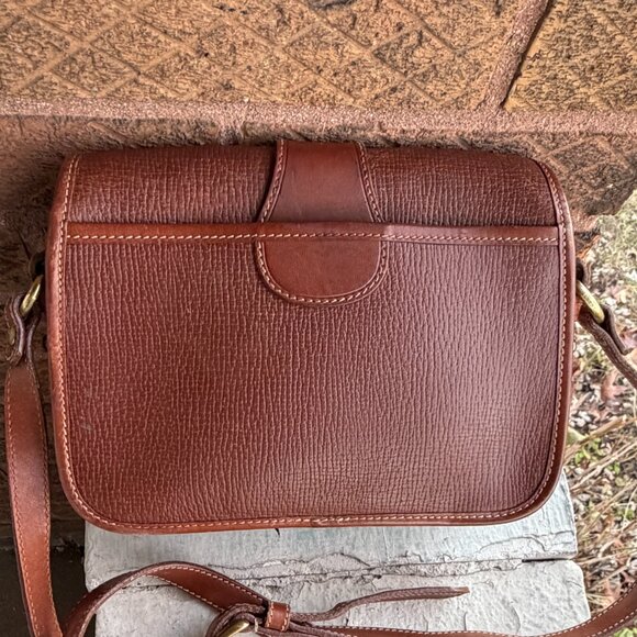 COACH Vintage Dakota Cassidy Small Saddle Box Grain Rare All Tan Crossbody Bag - Picture 2 of 13